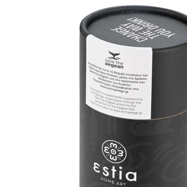 TERMO STEKLENICA, POSODA ESTIA 500 ML Z NASTAVKOM ZA PITJE 01-22631 NOIR ECHO