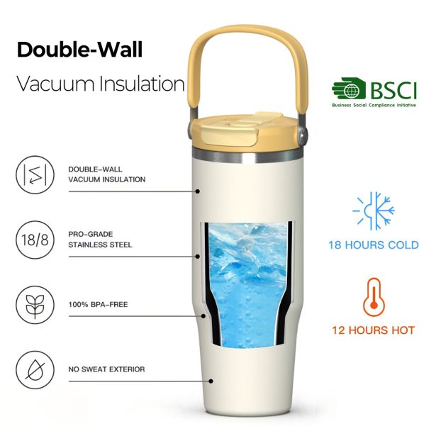 TERMO STEKLENICA, POSODA HOMEY 1.2 LIT HICE-2 BEŽ TERMO LONČEK HAUSLINE