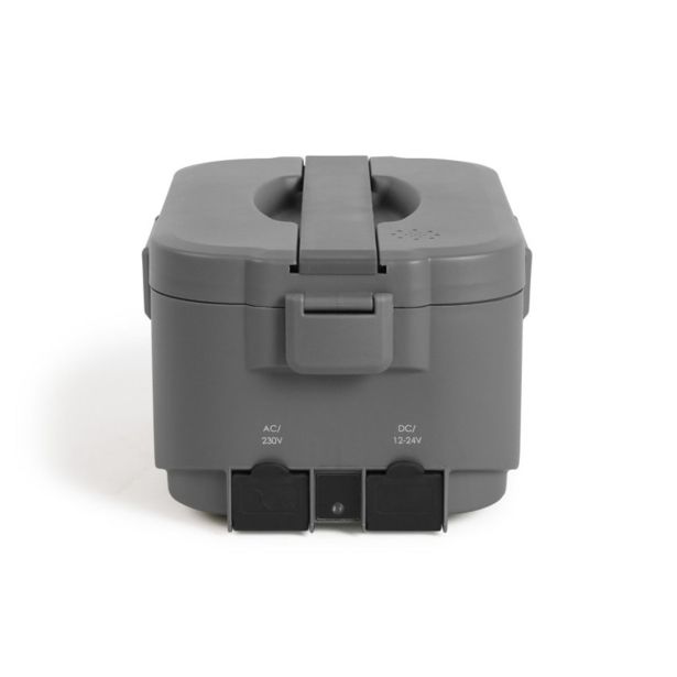 TERMO STEKLENICA, POSODA LIVOO ZA HRANO LUNCH BOX ELEKTRIČNA GRELNA SIVA