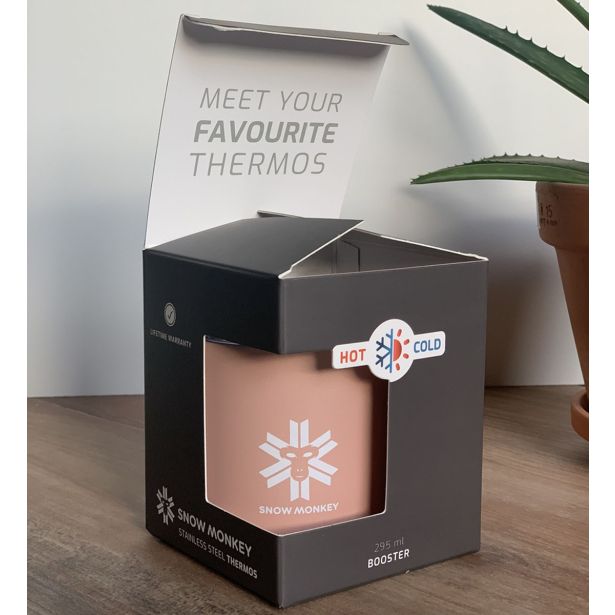 TERMO LONČEK SNOW MONKEY BOOSTER 0.3L ROSE