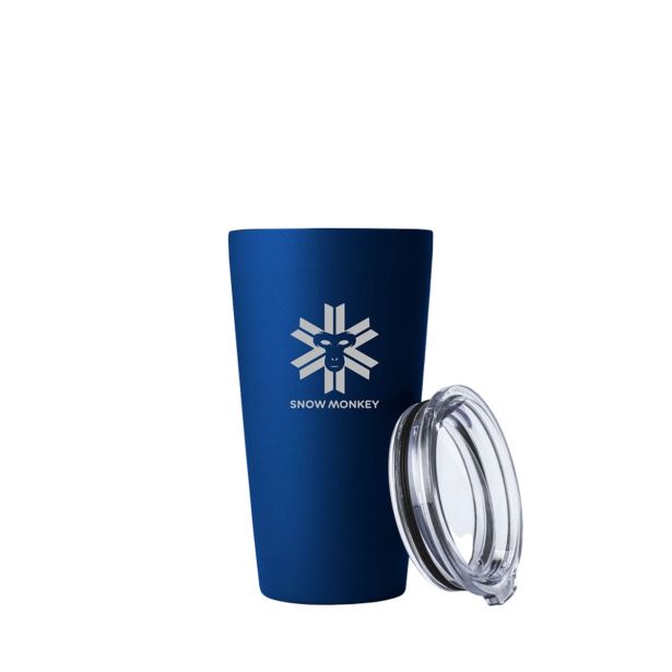 TERMO LONČEK SNOW MONKEY ENJOYER 0.47L TEMNO MODRA