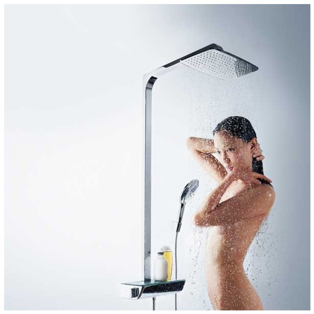 PIPA ZA TUŠ KAD HANSGROHE RAINDANCE SELECT 360 BELA/KROM