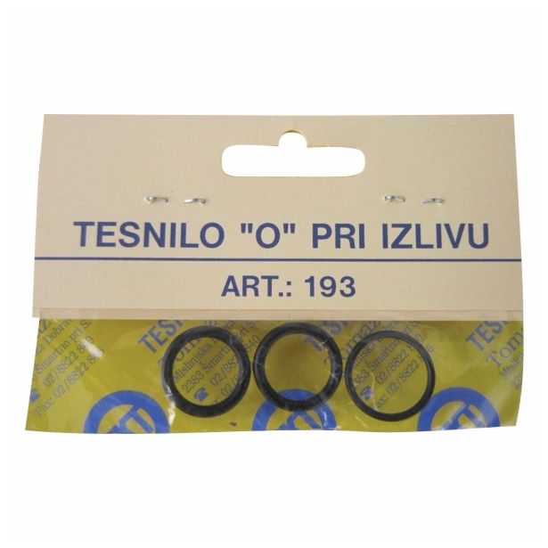 TESNILO KLEČ TESNILO "O" PRI IZLIVU