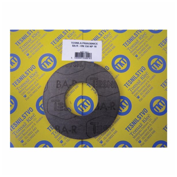 TESNILO ZA PRIROBNICO KLEČ TESNILO PRIR NP 16 DN 150 ARMIT-BAR-218X169X2