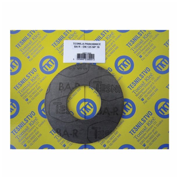 TESNILO ZA PRIROBNICO KLEČ TESNILO PRIR. NP16 DN 125 ARMIT-BAR-192X141X2