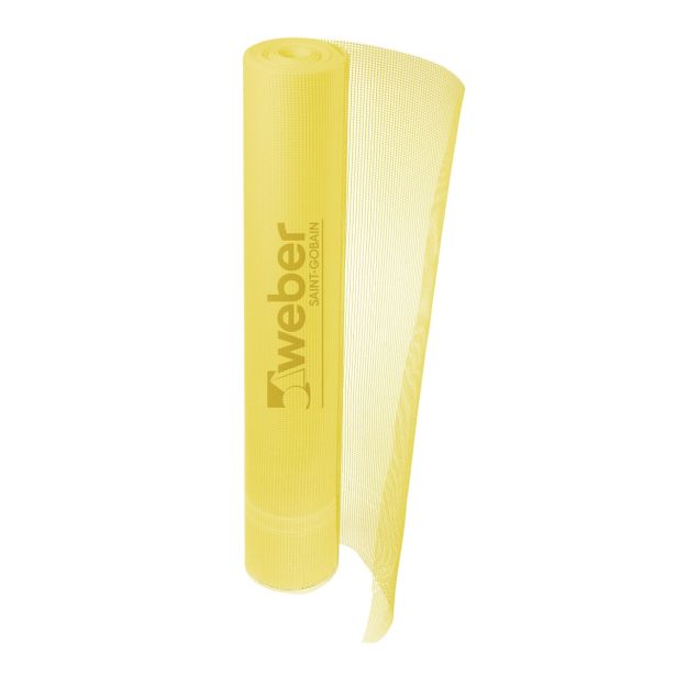 ARMIRANA MREŽICA WEBER SAINT GOBAIN THERM ARMIRNA MREŽA 4X4.5 MM, RUMENA, 55 M2