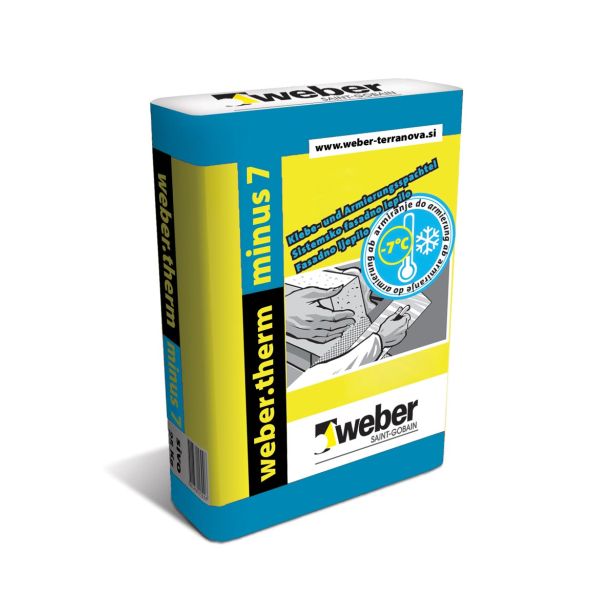 FASADNO LEPILO WEBER SAINT GOBAIN THERM MINUS 7 LEPILO. 25 KG