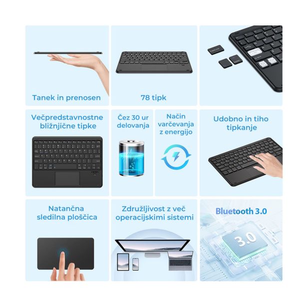 TIPKOVNICA BLACKVIEW K2 ČRNA