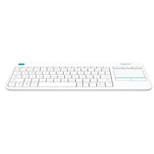 TIPKOVNICA LOGITECH K400, BELA