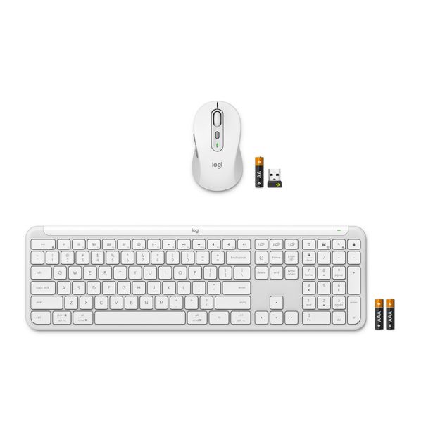 TIPKOVNICA LOGITECH MK950 SIGNATURE SLIM COMBO BELA