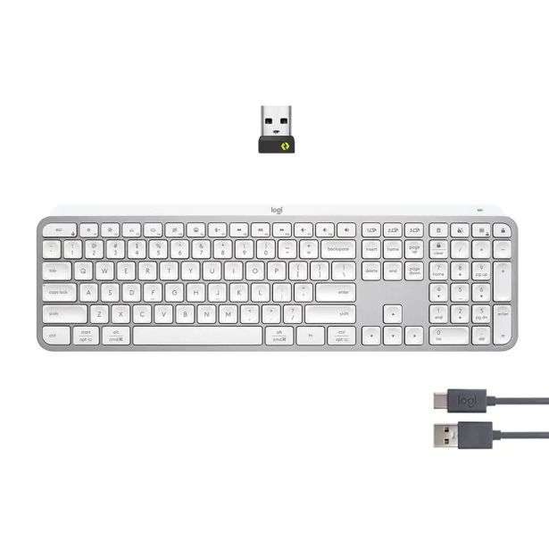 TIPKOVNICA LOGITECH MX KEYS S, BELA