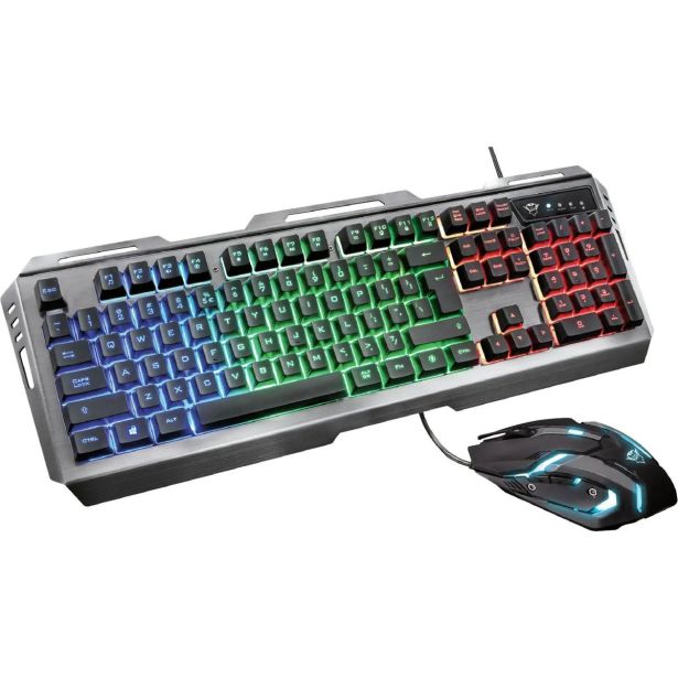 TIPKOVNICA + MIŠKA TRUST GXT 845 TURAL GAMING SET