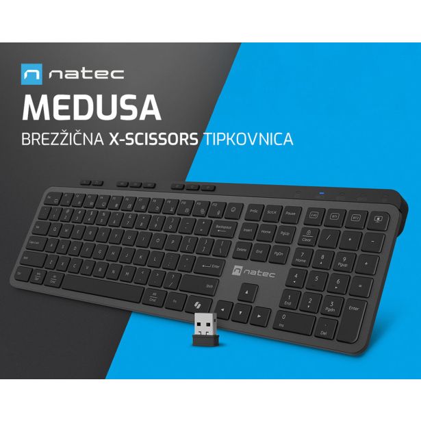 TIPKOVNICA NATEC MEDUSA BREZŽIČNA PROFESIONALNA