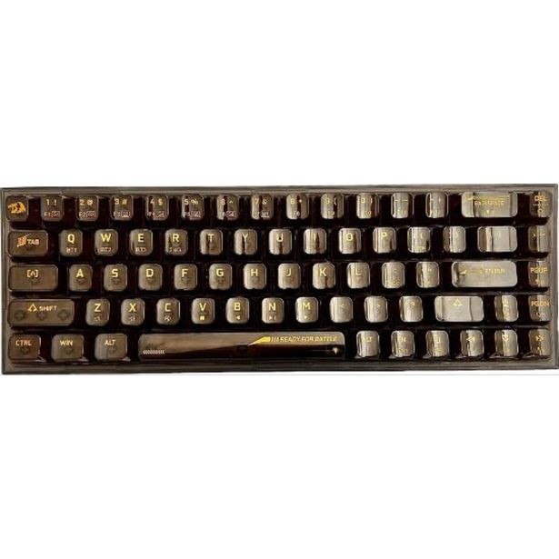 TIPKOVNICA REDRAGON CASTOR PRO K631CTB RGB BREZŽIČNA, MEHANSKA