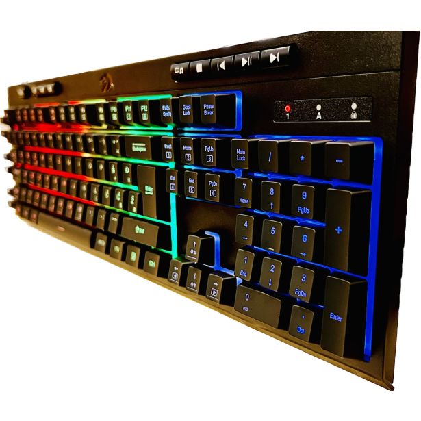 TIPKOVNICA REDRAGON SHIVA K512 RGB, ČRNA