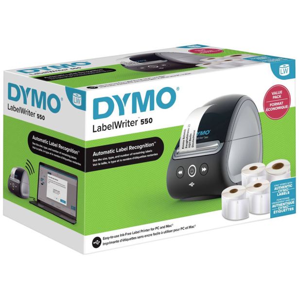 TISKALNIK NALEPK DYMO LABELWRITER 550 VALUEPACK