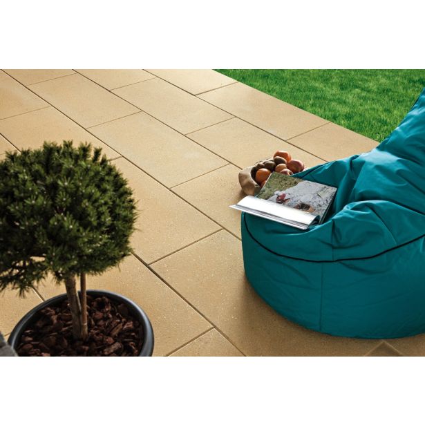 BETONSKA PLOŠČA ZOBEC TITAN IMPREGNIRANA 40X80X4.2 CM RUMENA