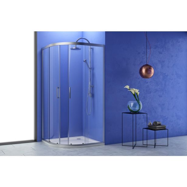 POLKROŽNA KAB.ZA PRHANJE KOLPA SAN TKP 90 K/MC PULSAR SILVER BRILL PR. MASTER CARRE ST