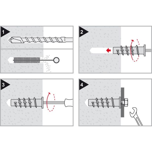 ZIDNI VLOŽEK TML 14X70 ZA POROBETON ZAV=4KOS