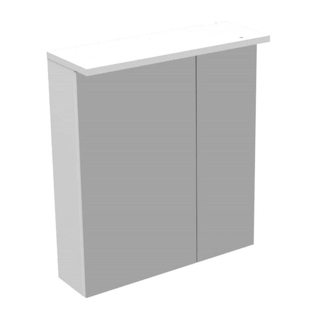 TOALETNA OMARICA FEROTEHNA SARA 60 Z OGLEDALOM BELA, LED RAZSVETLJAVA