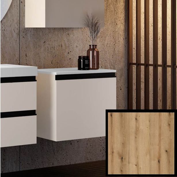 TOALETNA OMARICA KOLPA SAN HARMONY H 562/600 CO BRONAST HRAST SPODNJA