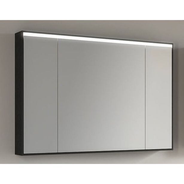 TOALETNA OMARICA KOLPA SAN TOD 100 ČRNA DONNA TOAL. OMARICA Z LED SVETILKO