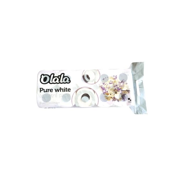 TOALETNI PAPIR OLALA OLALA PURE WHITE BEL, 3 SL., 10/1