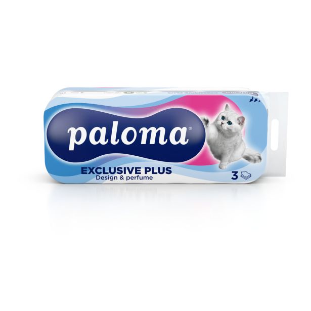 TOALETNI PAPIR PALOMA EXCLUSIVE TISKAN PARFUMIRAN 10/1