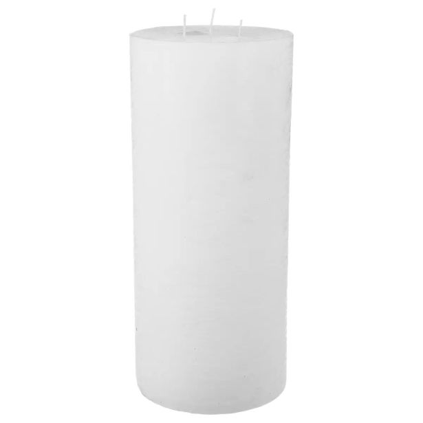 TOP SVEČA ATMOSPHERE OLIA OKROGLA, 14X32 CM, BELA