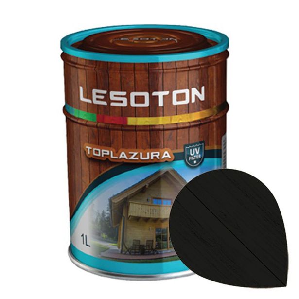 DEBELOSLOJNI PREMAZ LESOTON TOPLAZURA ŠT.17 ANTRACIT SIVA 1L
