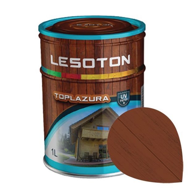 DEBELOSLOJNI PREMAZ LESOTON TOPLAZURA ŠT.10 KOSTANJ 1L