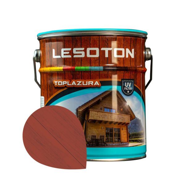 DEBELOSLOJNI PREMAZ LESOTON TOPLAZURA ŠT.18 ŠVEDSKO RDEČA 2.5L