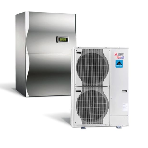 TOPLOTNA ČRPALKA ORCA + MITSUBISHI MONO XL + PUHZ-SHW230YKA