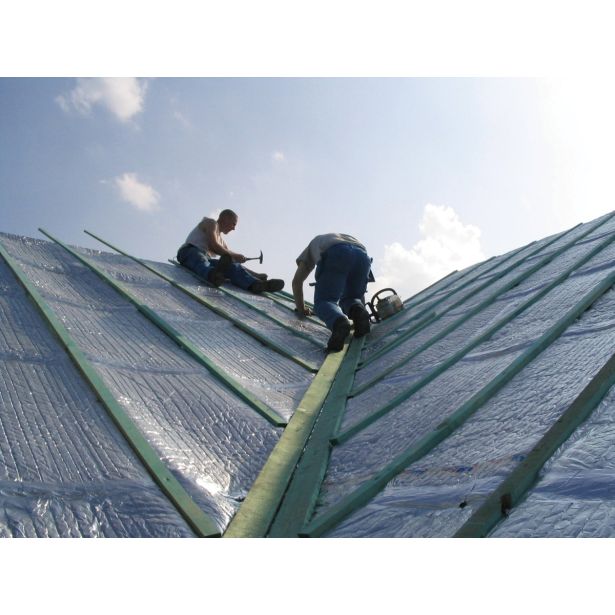 VEČSLOJNA TERMOIZOLACIJA ALPCOLOR TOPLOTNA IZOLACIJSKA 10MM ALUTHERMO QT. 1.2MX6.25M