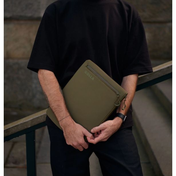 TORBA / NAHRBTNIK GOLLA 15" SLEEVE GREEN NEOPREME 46420