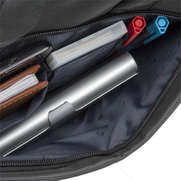 TORBA/NAHRBTNIK RIVACASE ZA PRENOSNIKE ČRNA 13,3"