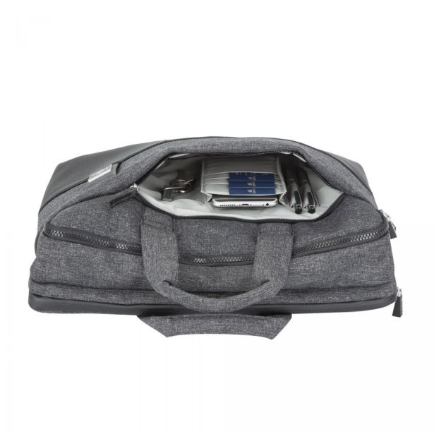 TORBA RIVACASE ZA MACBOOK PRO/ULTRABOOK ČRNO-SIVA