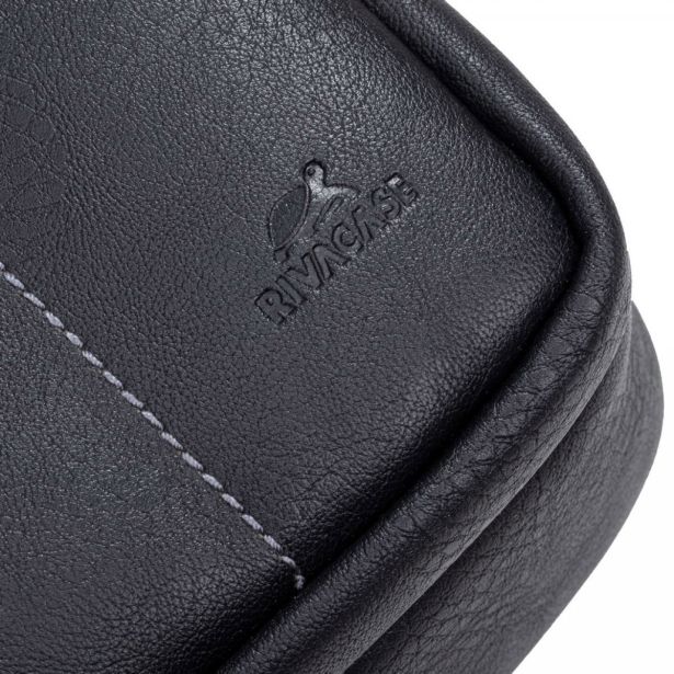 TORBA RIVACASE ZA PRENOSNIK ČRNA USNJE