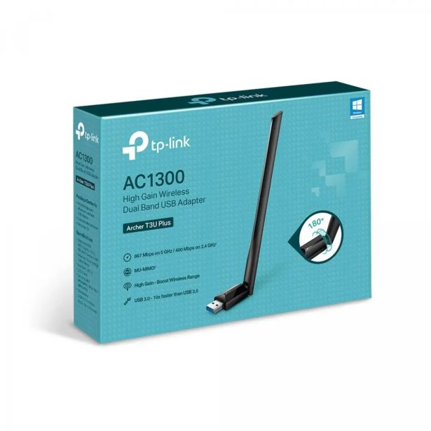 TP-LINK ARCHER T3U PLUS WI-FI USB ADAPTER