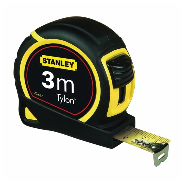 TRAČNI METER Z ZAPONKO STANLEY 3M X 13 MM