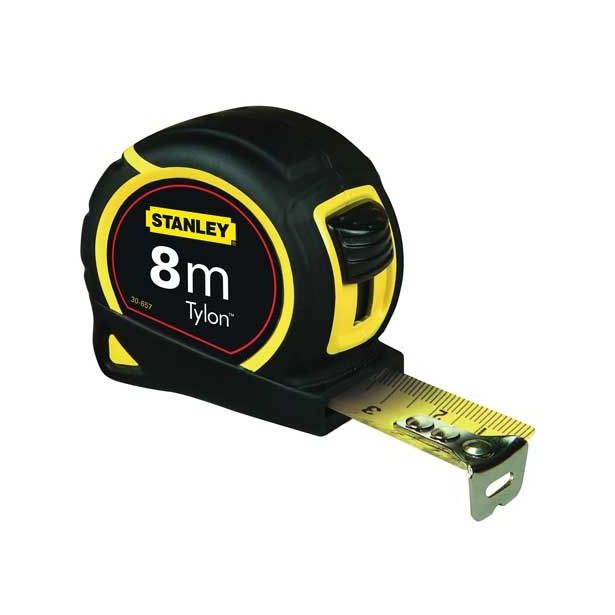 TRAČNI METER Z ZAPONKO STANLEY 8M X 25 MM