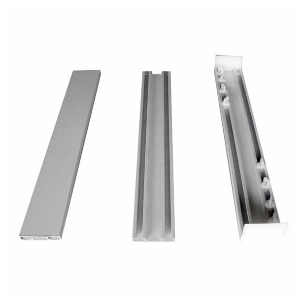 TRAČNICA DOPLAST 120 CM BREZ ROBA DVOTIRNA AL BELA