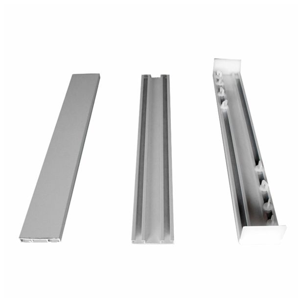 TRAČNICA DOPLAST 180 CM BREZ ROBA DVOTIRNA AL BELA