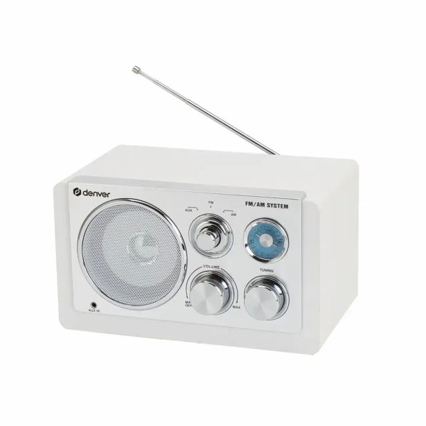 TRANZISTOR DENVER AM/FM RADIO TR-63 BIJELI