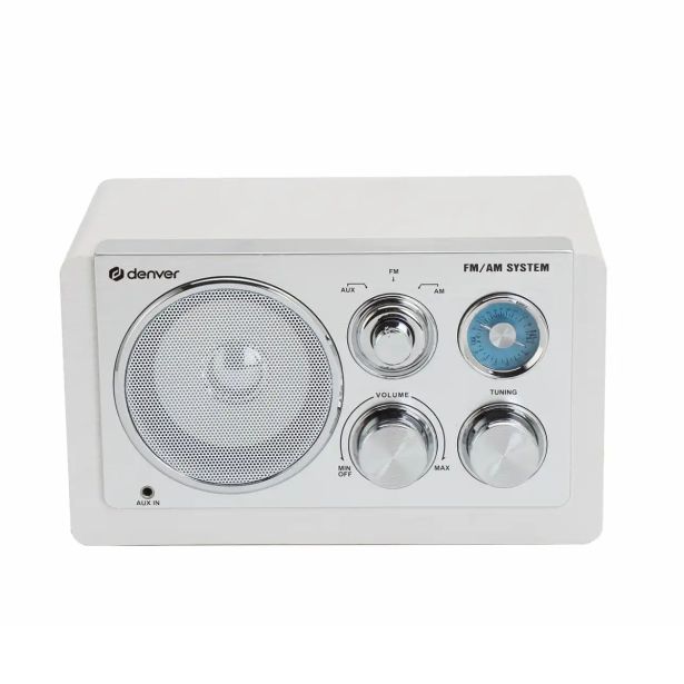 TRANZISTOR DENVER AM/FM RADIO TR-63 BIJELI