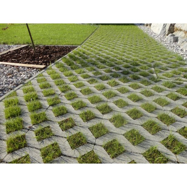 DODATEK ZA BETON ZOBEC TRAVNA PLOŠČA SIVA 400X400X800 MM