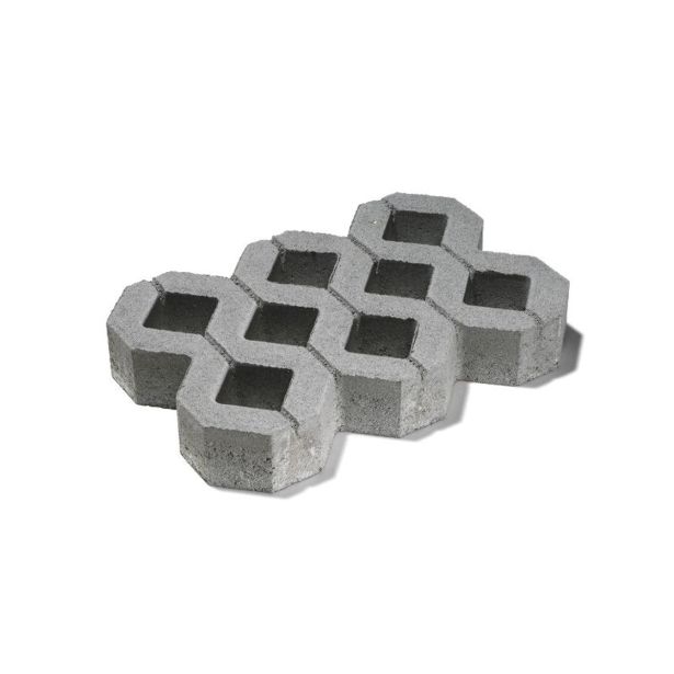 BETONSKI IZDELEK SEMMELROCK TRAVNA REŠETKA 60/40/10 CM SIVA