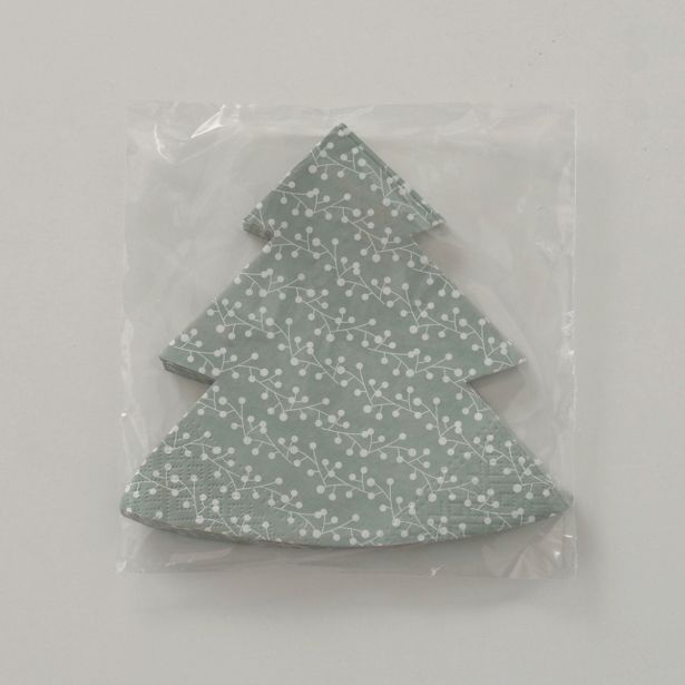 SERVIETE V OBLIKI JELKE, 12/1, SORT