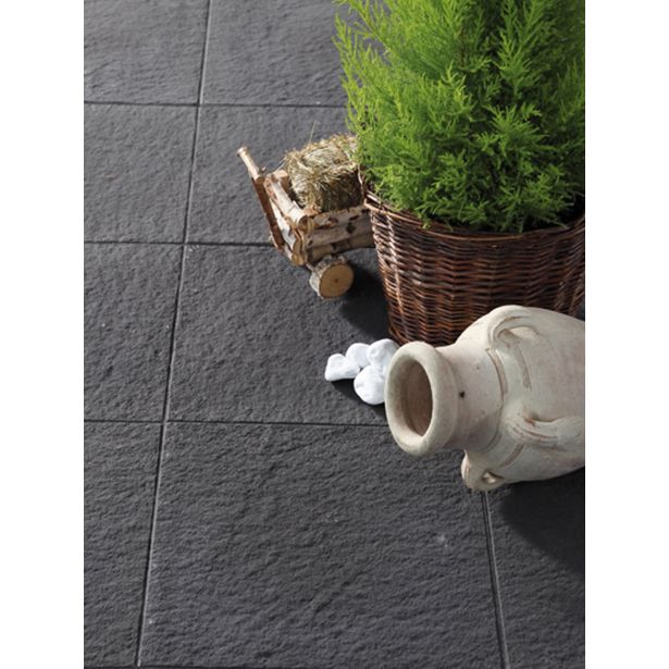 BETONSKA PLOŠČA ZOBEC TRENTA 40X40X3.8 GRAFITNA