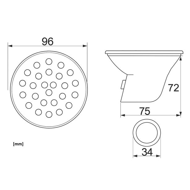TULEC ZA TALNI SIFON VAFRA PROTISMRADNI UNIVERZALNI